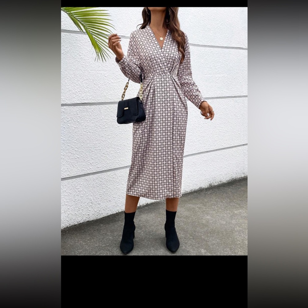 Boho print dress